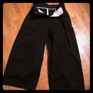 Babaton Aritzia Wide Leg Black Pant